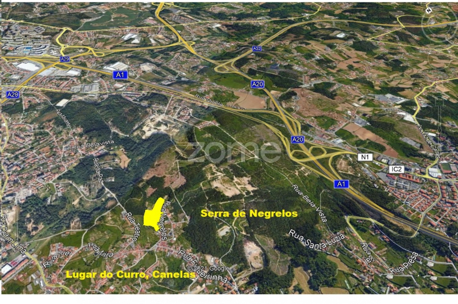 Terreno em Canelas, Portugal N.º 86827