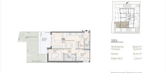 3-salle Appartement à Ried im Innkreis, Austria No. 247436 4