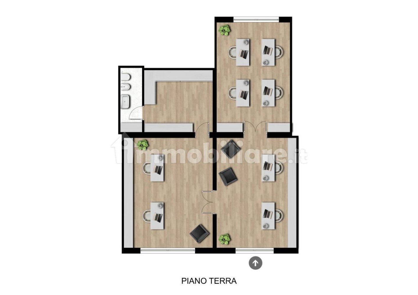 3 rooms Commercial property in Ferrara, Italy No. 123505