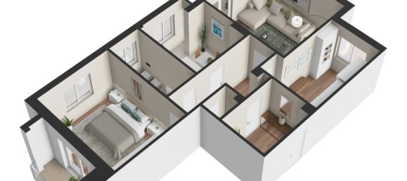 Квартира с 3 комнатами в Генуя, Италия № 36579 46