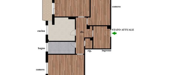 Квартира с 3 комнатами в Генуя, Италия № 36579 41