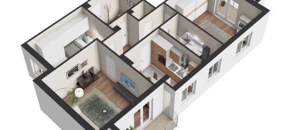 Квартира с 3 комнатами в Генуя, Италия № 36579 44