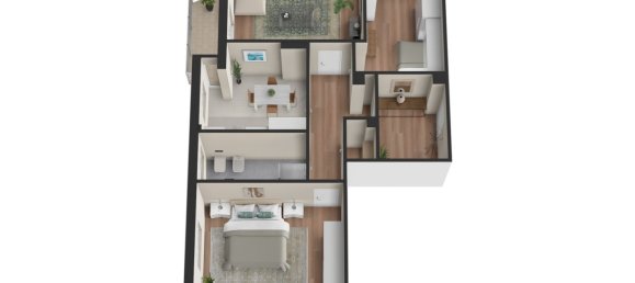 Квартира с 3 комнатами в Генуя, Италия № 36579 42