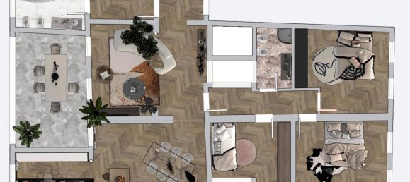 4 rooms Apartment in San Secondo Parmense, Italy No. 2106 2