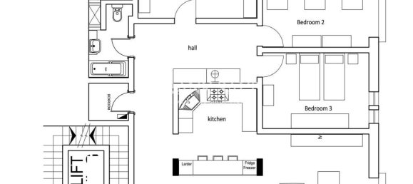 Apartamento de 3 dormitorios en Sliema, Malta No. 8568 9