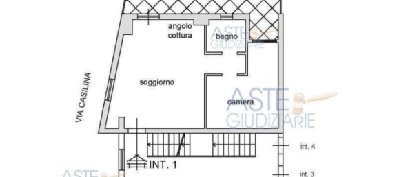 Apartamento de 2 divisões em Rome, Italy N.º 205929 19