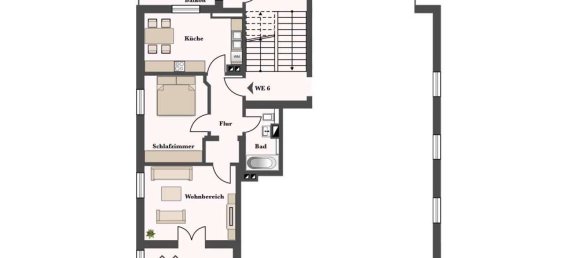 2-Zimmer Wohnung in Bautzen, Germany, Nr. 65043 12