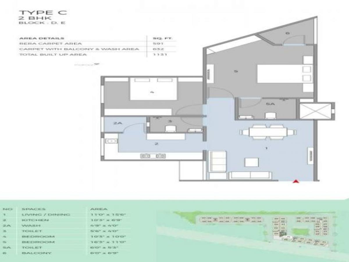 2 bedrooms House in Amdavad, India No. 16896