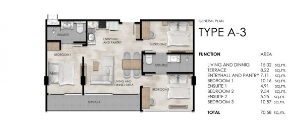 3 bedrooms Penthouse in Phuket, Thailand No. 11600 14