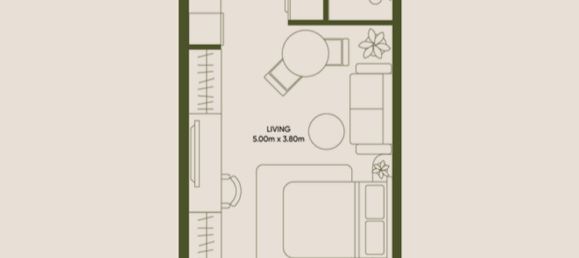 Estúdio em Dubai, UAE N.º 121353 7