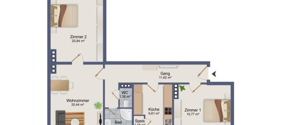 3 rooms Apartment in Hartberg, Austria No. 189201 4