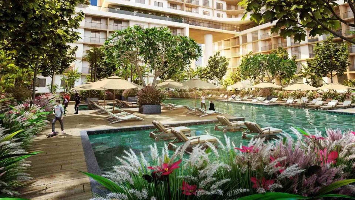 1 غرف نوم شقة في SOBHA ONE, راس الخور, UAE رقم 59878