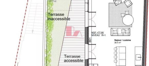 2 Schlafzimmer Haus in Malakoff, France, Nr. 186020 11