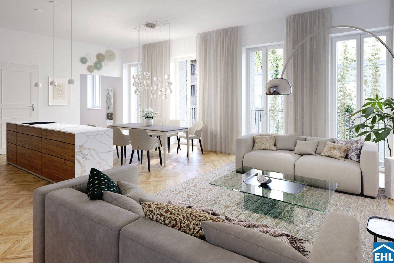 Apartamento de 3 habitaciónes en Vienna, Austria No. 80080