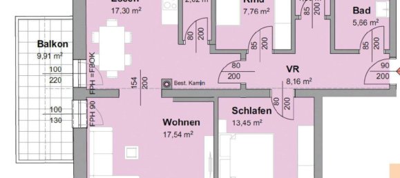 3 rooms Apartment in Gallspach, Austria No. 241073 13