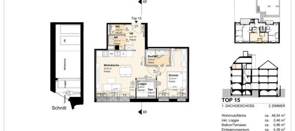 2-Zimmer Penthouse in Margareten, Austria, Nr. 186612 14
