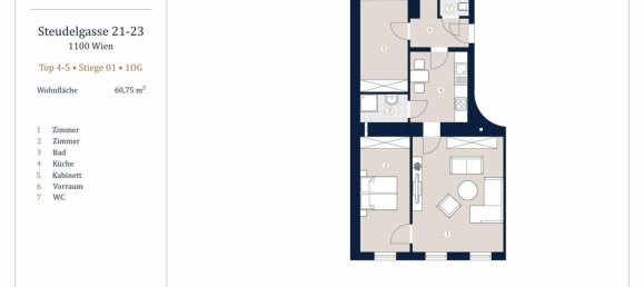 3-salle Appartement à Favoriten, Austria No. 69683 13