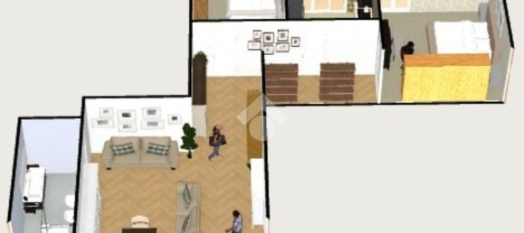 Квартира с 2 спальнями в Рим, Италия № 316260 6