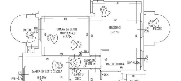 4 rooms Apartment in Voghera, Italy No. 259022 4