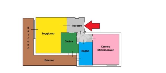 2 rooms Apartment in Rome, Italy No. 14904 6