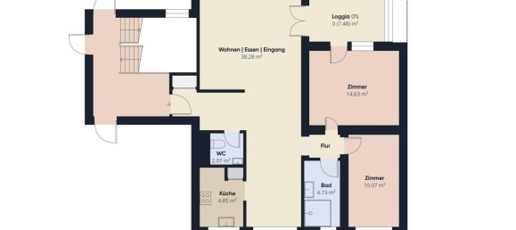 3 rooms Apartment in Lustenau, Austria No. 158489 19