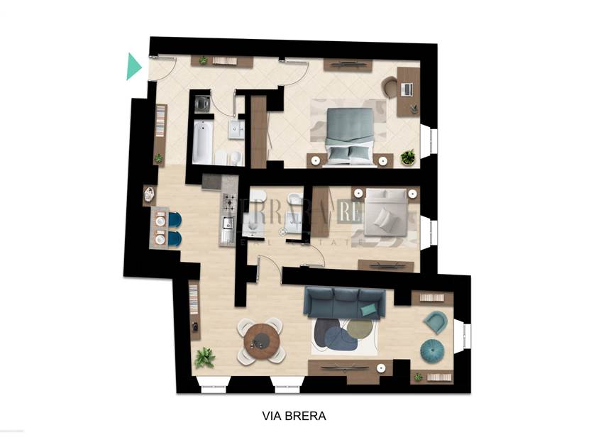 2 bedrooms Apartment in Milan, Italy No. 248638