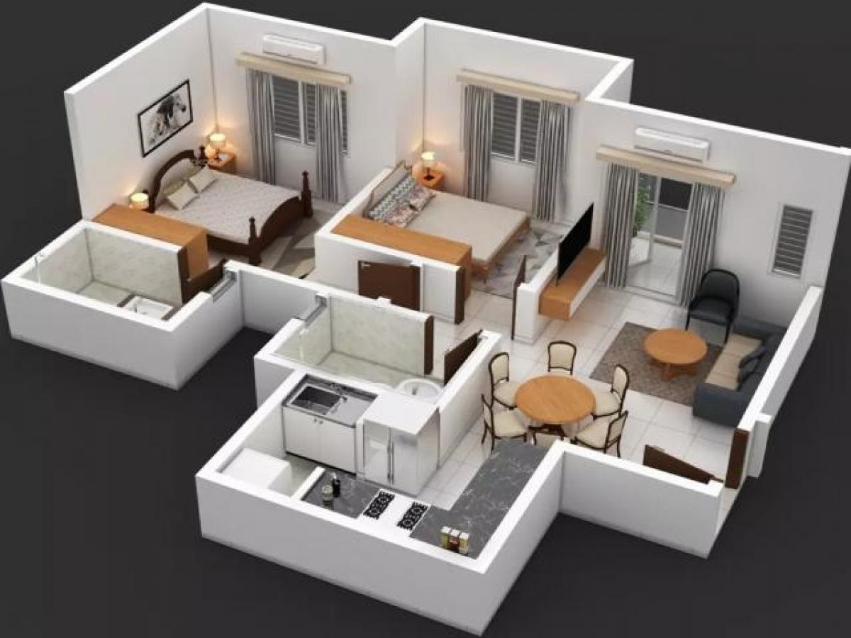 Дом с 2 спальнями в Бангалор, Индия № 53369