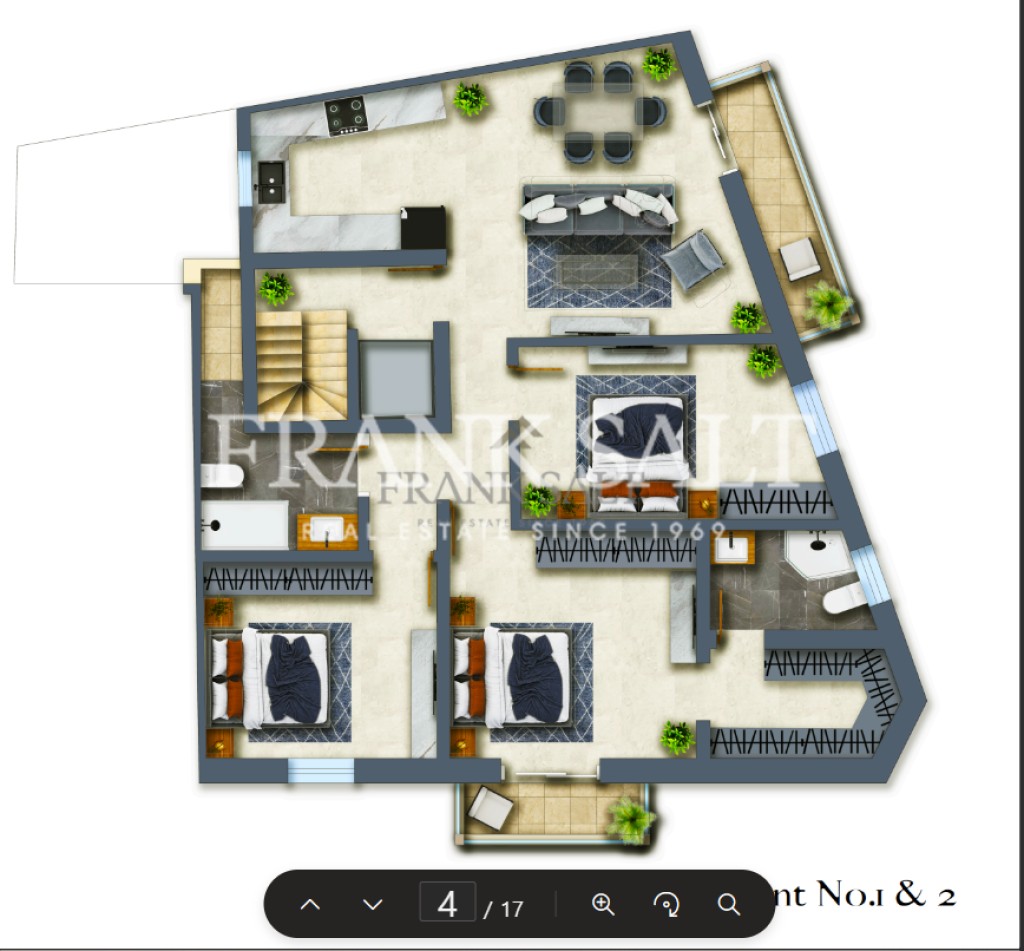 Apartamento T3 em Marsaskala, Malta N.º 2879