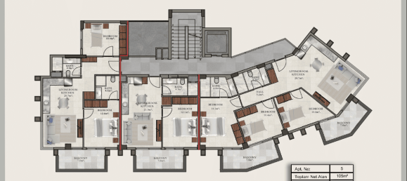 Apartment 1+1 in Alanya, Turkey No. 40597 16