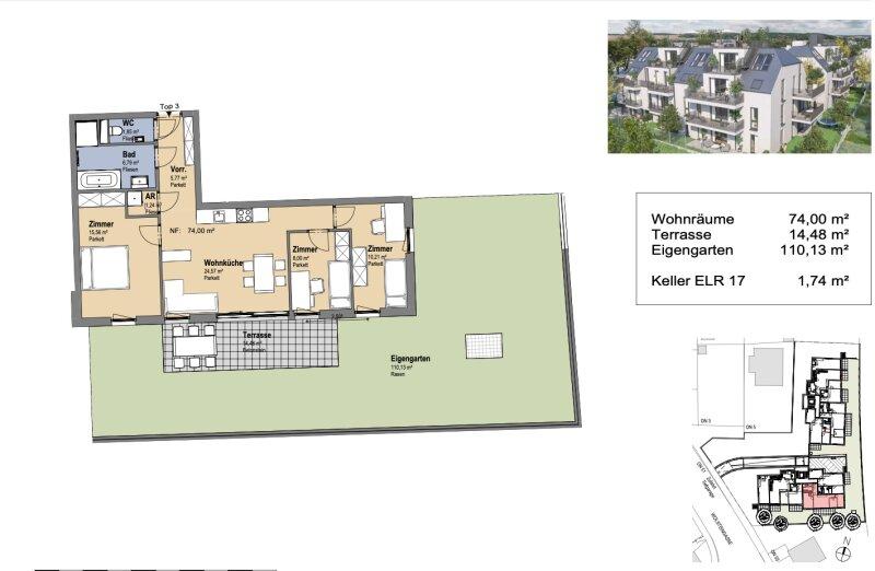 Terreno de 4 habitaciónes en Vienna, Austria No. 241815