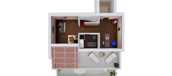 1 Schlafzimmer Penthouse in Sesto San Giovanni, Italy, Nr. 52787 28