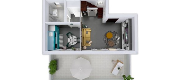 1 Schlafzimmer Penthouse in Sesto San Giovanni, Italy, Nr. 52787 27