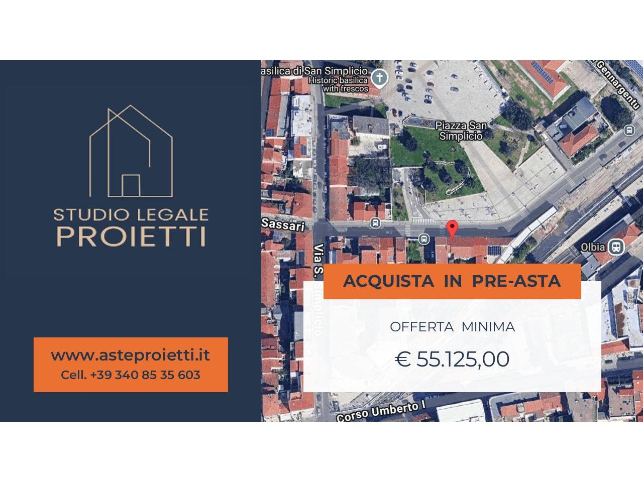 2 chambres Appartement à Olbia, Italy No. 297721