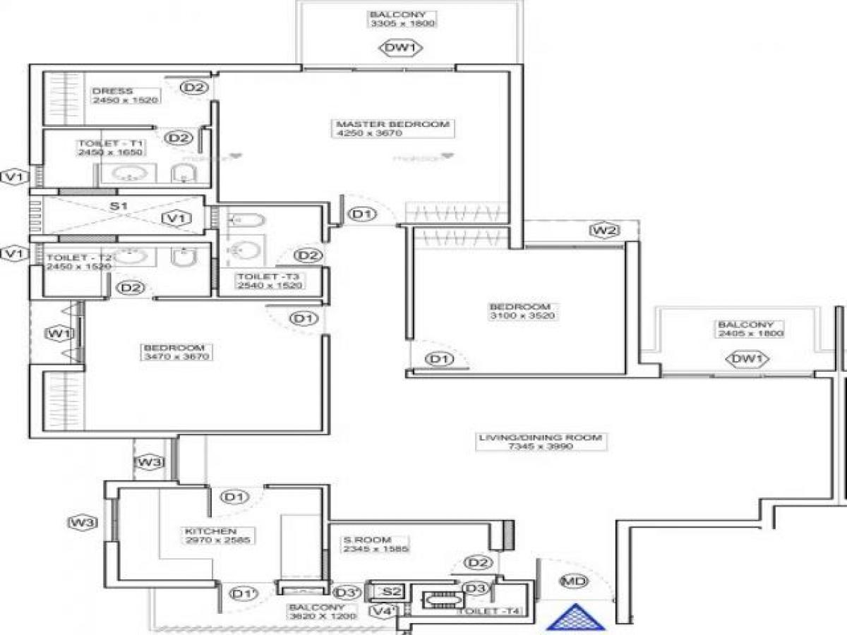 3 bedrooms House in Gurgaon, India No. 3940