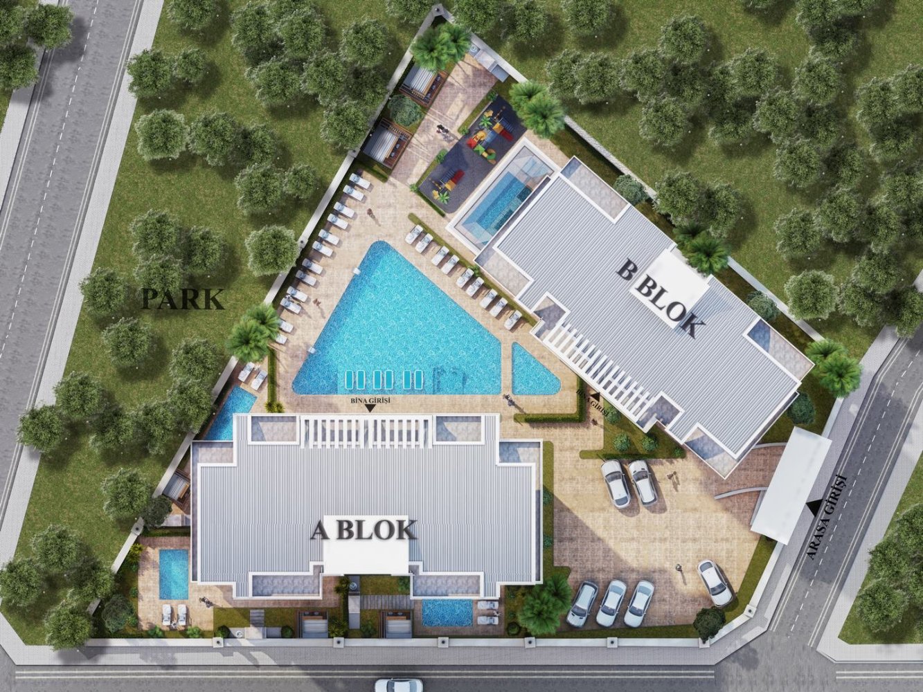 Квартира 1+1 в Оба, Турция № 12959