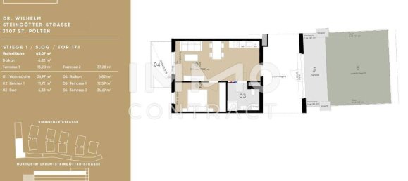 1 chambre Appartement à St. Polten, Austria No. 174223 18