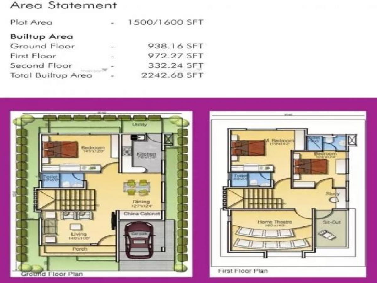 3 chambres Maison à Bangalore, India No. 44136