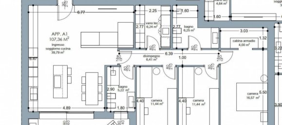 3 rooms Penthouse in Rubano, Italy No. 29960 17