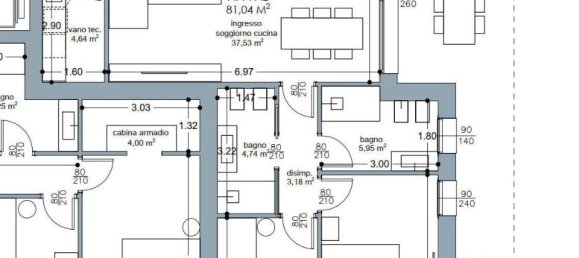 3 rooms Penthouse in Rubano, Italy No. 29960 23