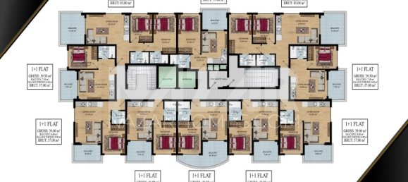 Квартира 3+1 в Аланья, Турция № 14452 11