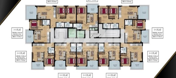 Квартира 3+1 в Аланья, Турция № 14452 12