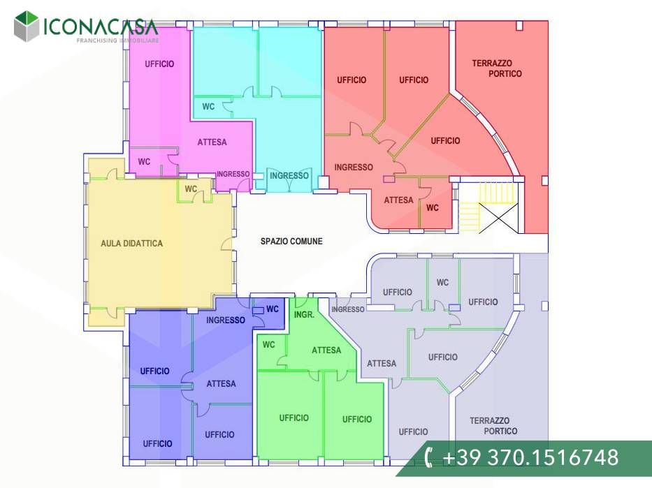 7-salle Bureau à Avezzano, Italy No. 25336