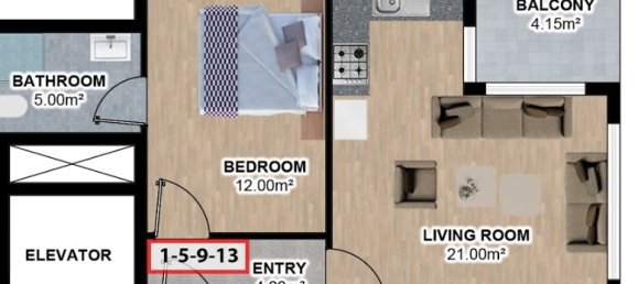 Apartment 1+1 in Alanya, Turkey No. 16013 8