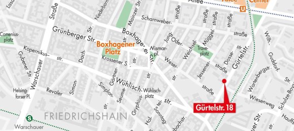 Apartamento de 1 dormitorio en Friedrichshain, Germany No. 292035 13