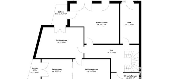 2 Schlafzimmer Penthouse in Bergisch Gladbach, Germany, Nr. 337453 22