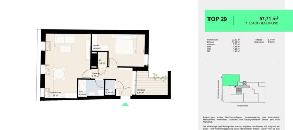 2 rooms Apartment in Favoriten, Austria No. 44432 7