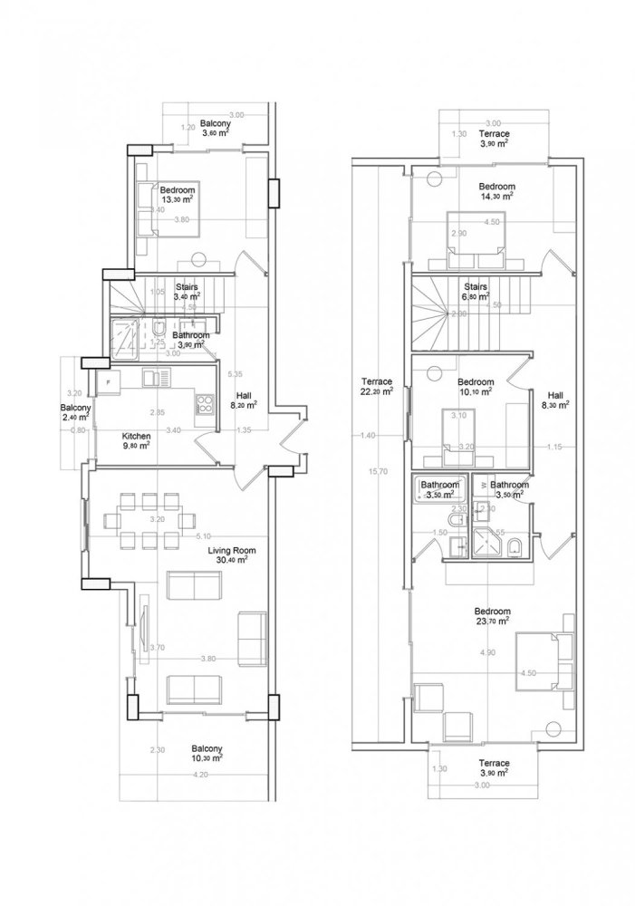 Penthouse 4+1 in Yekta Green Life Gazipasa Residence, Gazipasa, Turkey, Nr. 39556 1