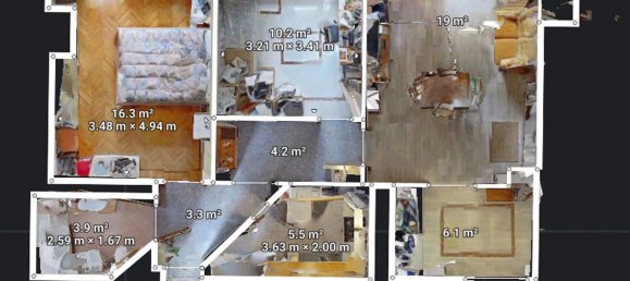 3 rooms Apartment in Turin, Italy No. 10494 11