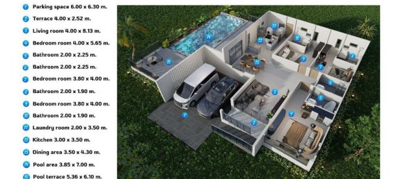 Вилла с 3 спальнями в Bhuvana Villa, Пхукет, Таиланд № 30618 3