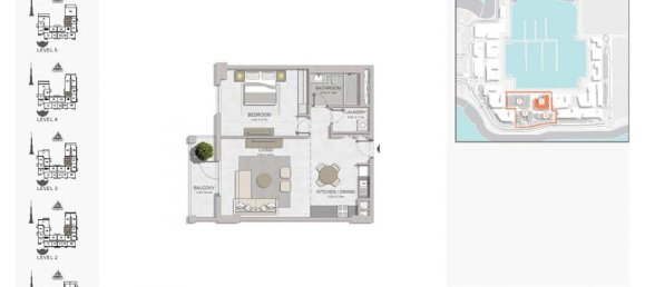 Apartamento de 1 dormitorio en Jumeirah, UAE No. 2115 4